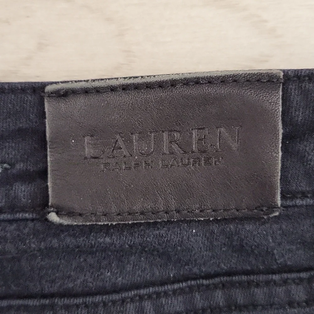 Lauren Ralph Lauren Womens 10 Modern Straight Curvy Jeans Black Versatile Staple